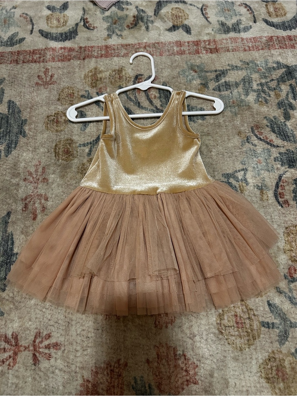 Noralee Blush/Tan Tallulah Tutu Dress
